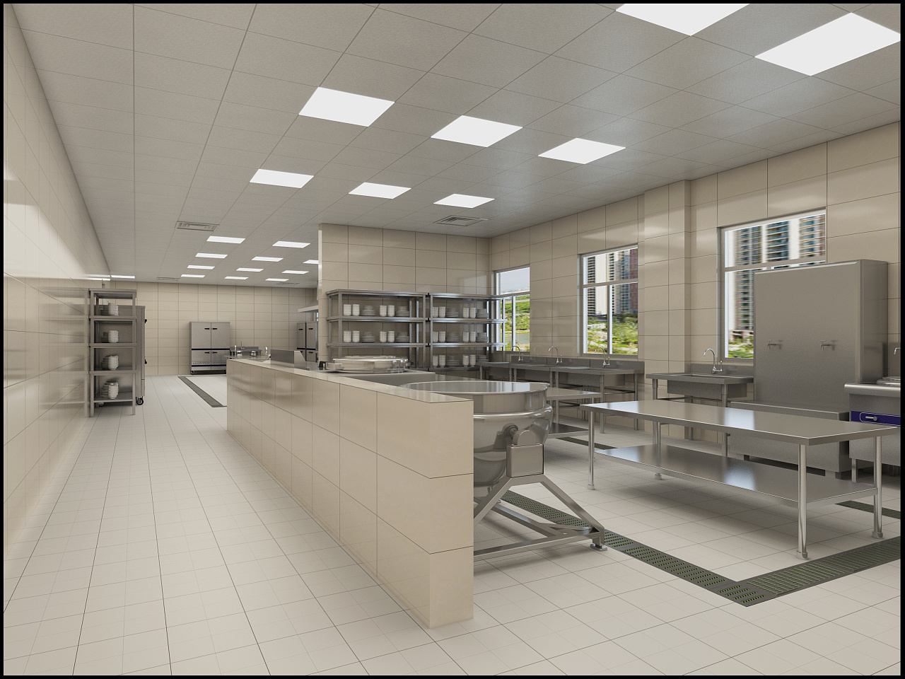 滿坤科技員工食堂裝修工程